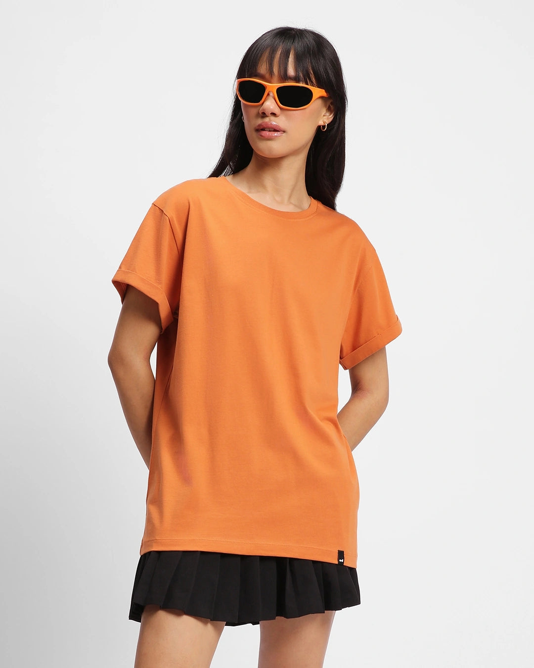 Women's Orange Boyfriend T-shirt
